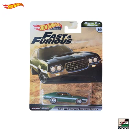 Hot Wheels Premium Fast & Furious 72 Ford Gran Torino Sport