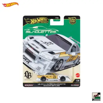 Hot Wheels Premium LB-ER34 Super Silhouette Nissan Skyline LBWK
