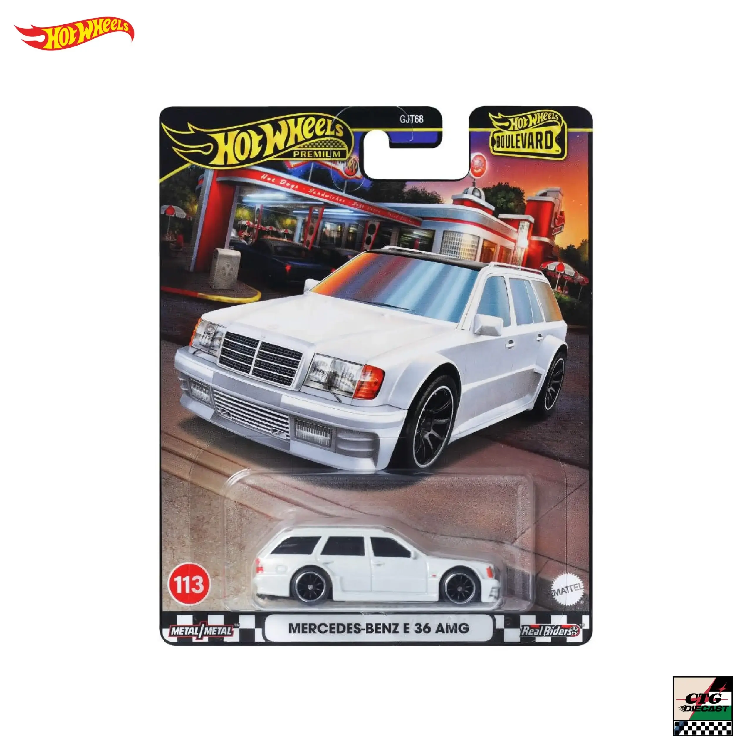 Hot Wheels Premium Boulevard #113 Mercedes Benz E 36 AMG