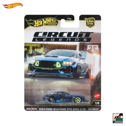 Hot Wheels Premium Circuit Legends 2024 Ford Mustang RTR Spec 5-FD