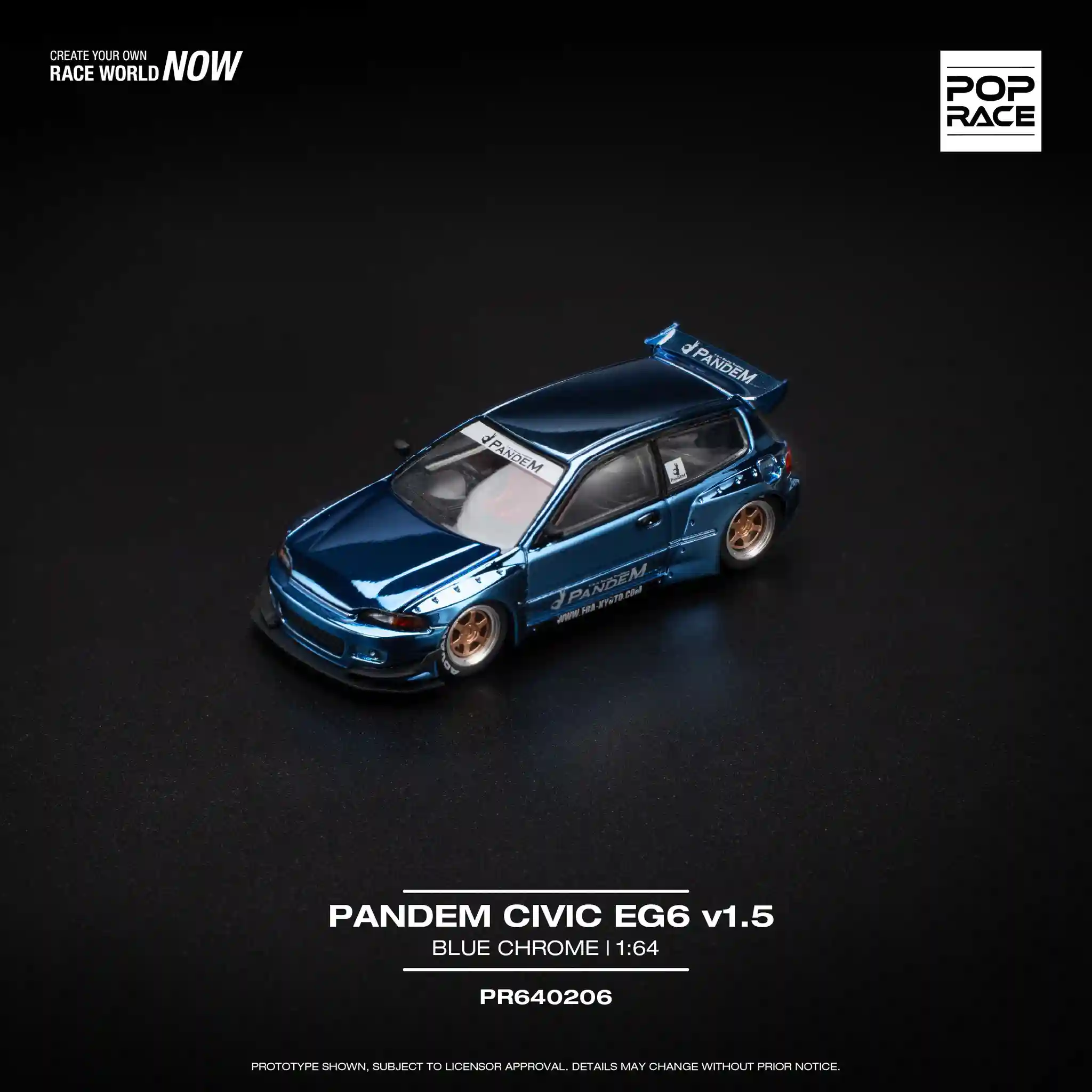 Pop Race PANDEM CIVIC EG6 (PR640206)