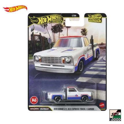 Hot Wheels Premium Boulevard #145 1978 Dodge Li'l Red Express Truck
