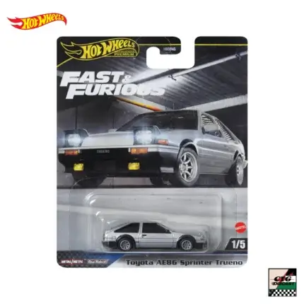 Hot Wheels Premium Fast & Furious Toyota AE86 Sprinter Trueno