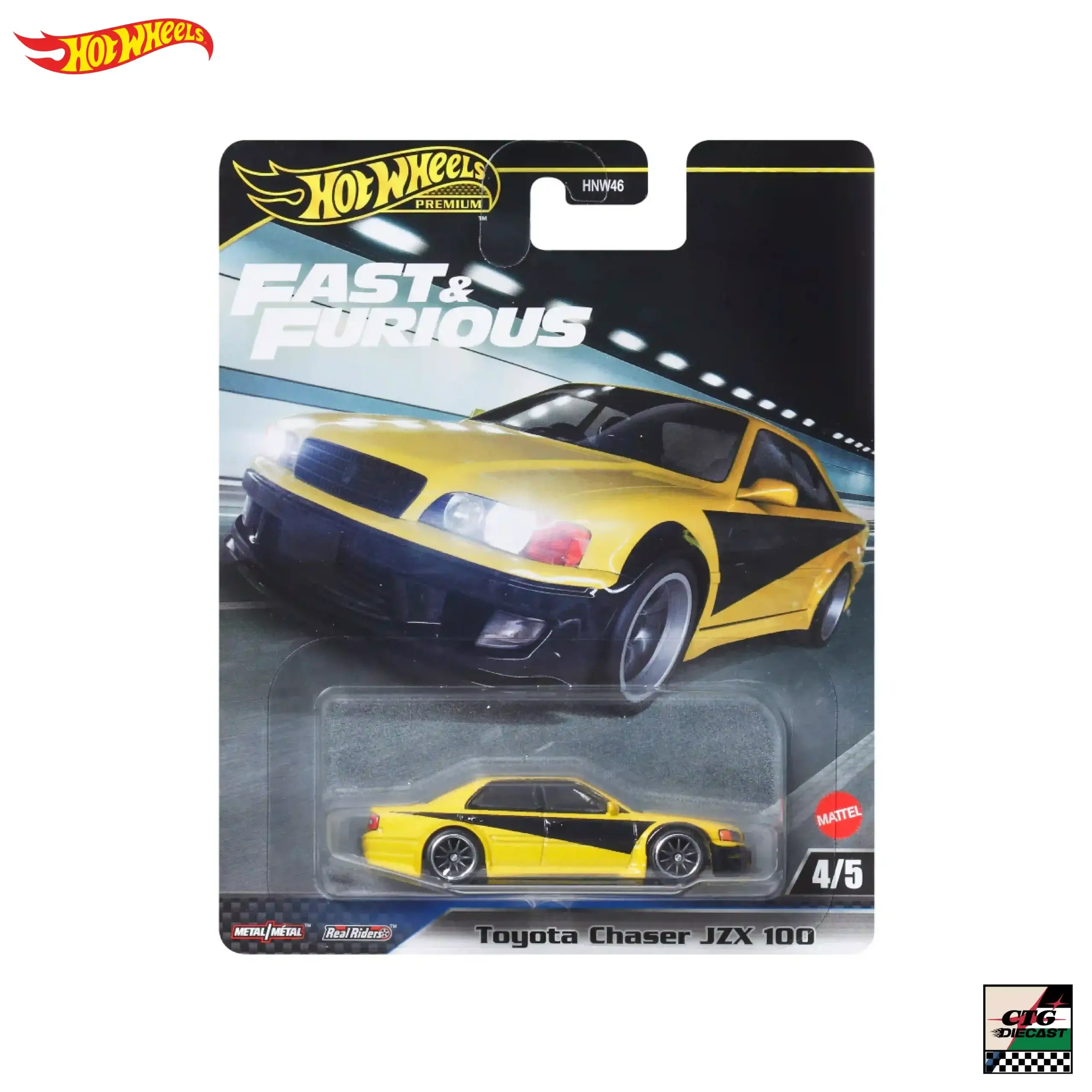 Hot Wheels Premium Fast & Furious Toyota Chaser JZX 100