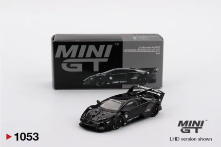 MiniGT #1053 Lamborghini LB-Silhouette WORKS MURCIELAGO GT Evo Black