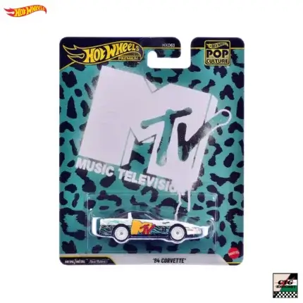 Hot Wheels Premium 1984 Corvette "MTV"
