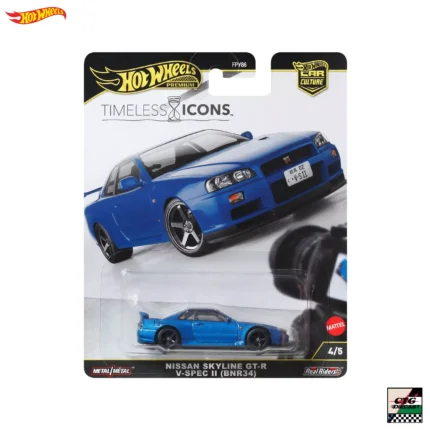 Hot Wheels Premium Nissan Skyline GT-R V-SPEC II (BNR34)