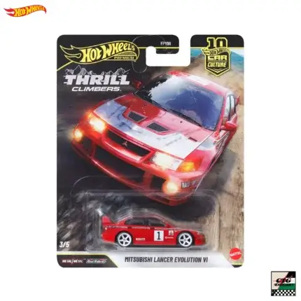 Hot Wheels Premium Thrill Climbers Mitsubishi Lancer Evolution VI
