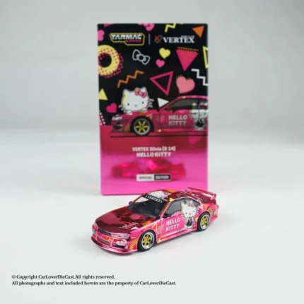 Tarmac Works 1/64 Nissan Silvia S14 (Hello Kitty)