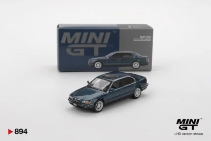MiniGT #894 BMW 750IL Sorrento Blue Metallic