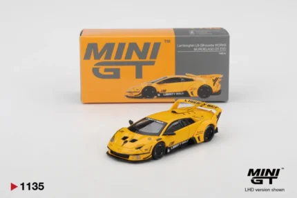 MiniGT #1135 Lamborghini LB-Silhouette WORKS MURCIELAGO GT Evo Yellow