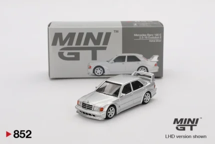MiniGT #852 Mercedes-Benz 190E 2.5-16 Evolution II Astral Silver
