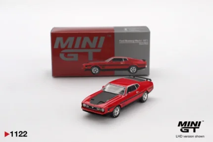 MiniGT #1122 Ford Mustang Mach1 1971 Race Red