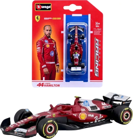 Bburago 1/64 Ferrari F1 No.44 Lewis Hamilton