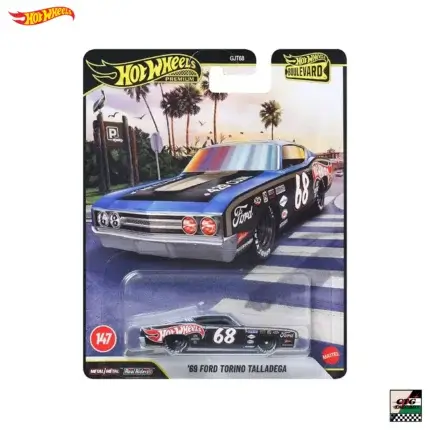Hot Wheels Premium Boulevard #147 '69 Ford Torino Talladega