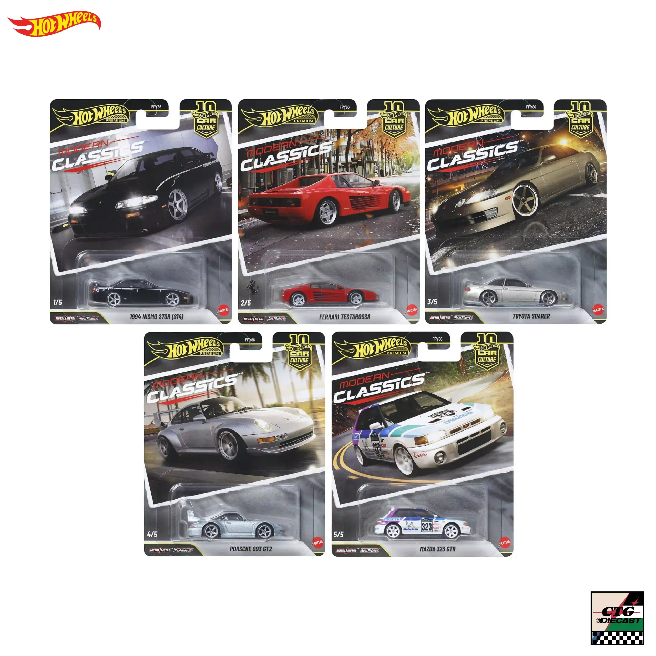 Hot Wheels Premium Car Culture Modern Classics set