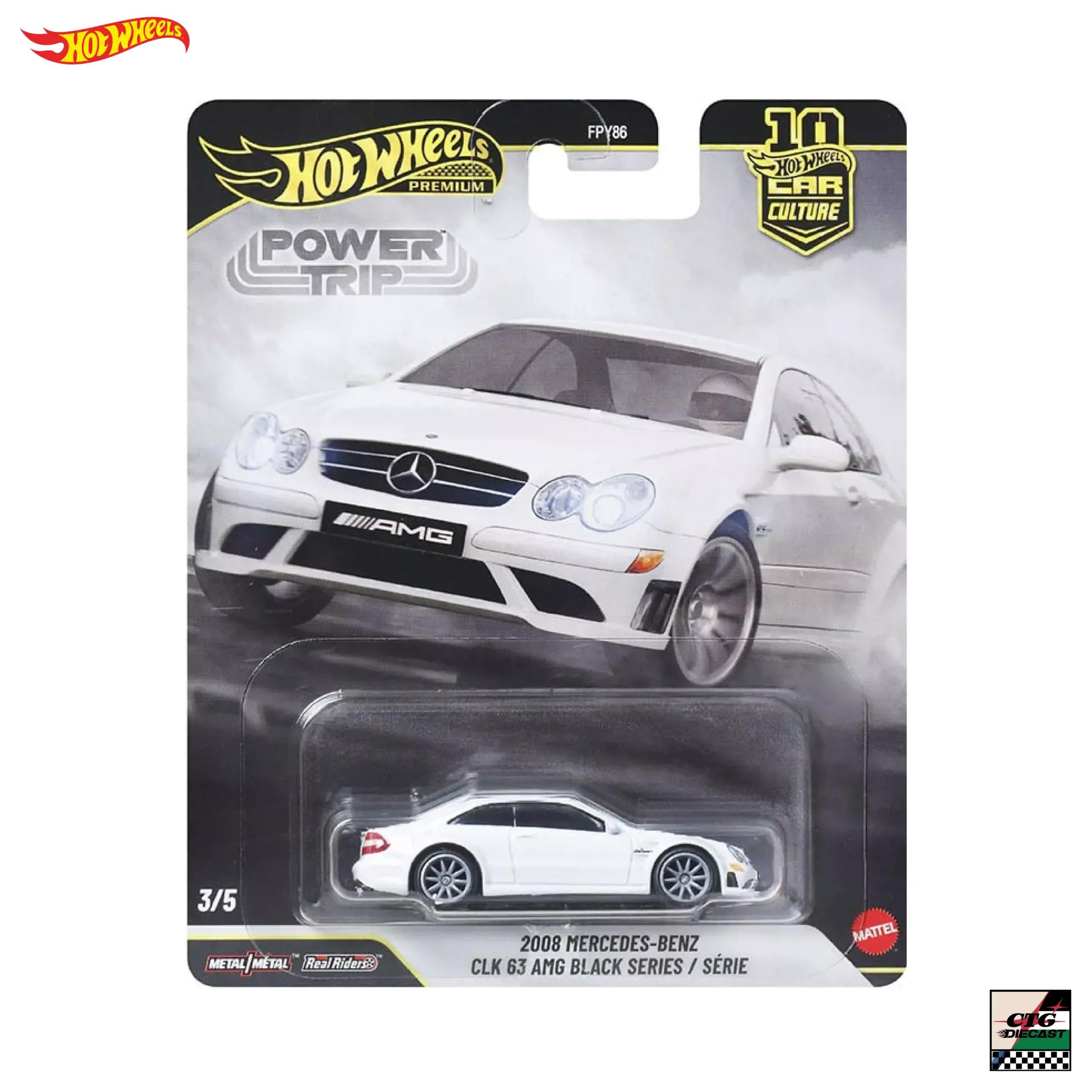 Hot Wheels Premium Power Trip 2008 Mercedes-Benz CLK 63 AMG