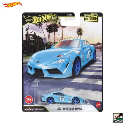 Hot Wheels Premium Boulevard #155 2021 Toyota GR Supra