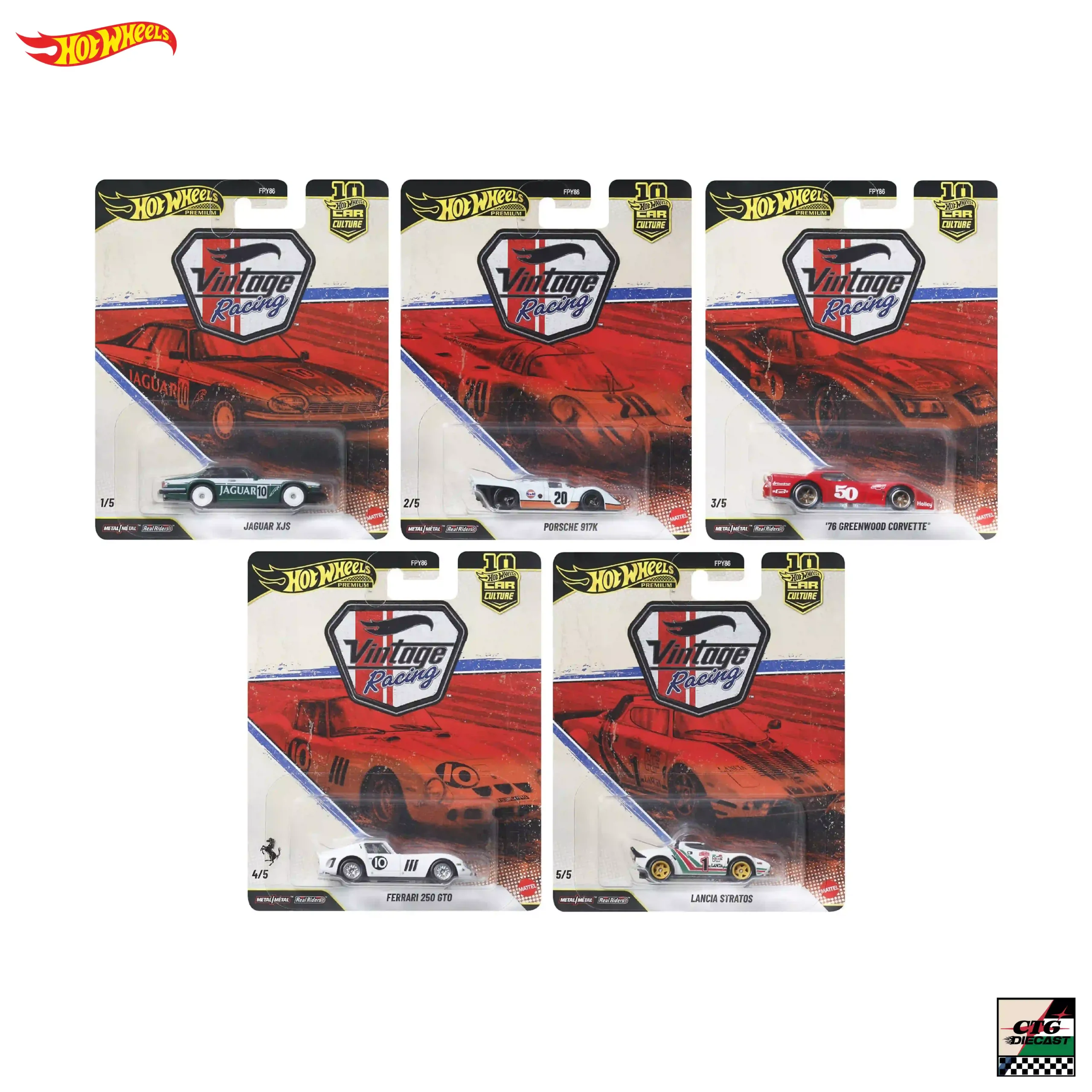 2026 Hot Wheels Premium “Vintage Racing” set