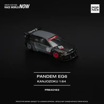 Pop Race Pandem Honda Civic EG6 “KANJOZOKU”