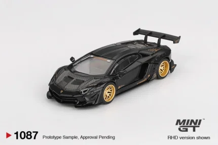 MiniGT #1087 LB★WORKS Lamborghini Aventador Limited Edition Matte Black