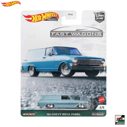 Hot Wheels Premium 2021 Fast Wagons '64 Chevy Nova Panel