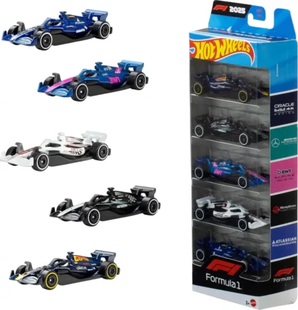 Hot Wheels mainline Formula 1 Racing 5 pack