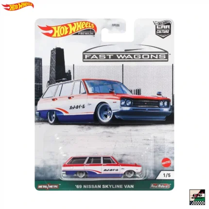 Hot Wheels Premium 2021 Fast Wagons '69 Nissan Skyline Van