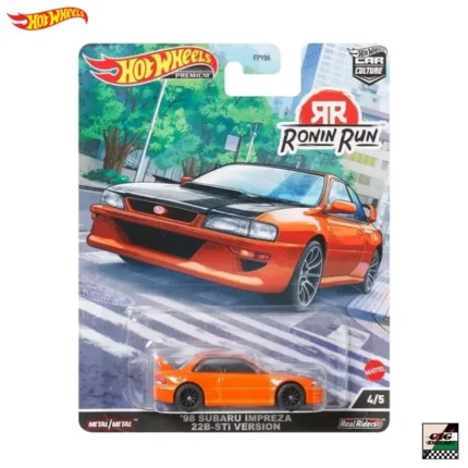 Hot Wheels Premium '98 Subaru Impreza 22B-STi Version