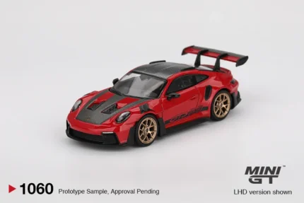MiniGT #1060 Porsche 911 (992) GT3 RS Weissach Package Guards Red