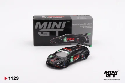MiniGT #1129 Lamborghini Huracán GT3 EVO2 #45 No. 45 DEX Imaging  2024 IMSA Daytona 24 Hrs