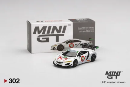 MiniGT #302 Acura NSX GT3 EVO #44 2021 IMSA Daytona 24 Hrs