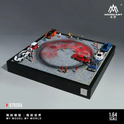 MoreArt 1:64 CAR DRIFT TURNTABLE SCENE
